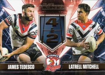 2019 TLA Traders - Four & Two #FT7 James Tedesco/Latrell Mitchell Front